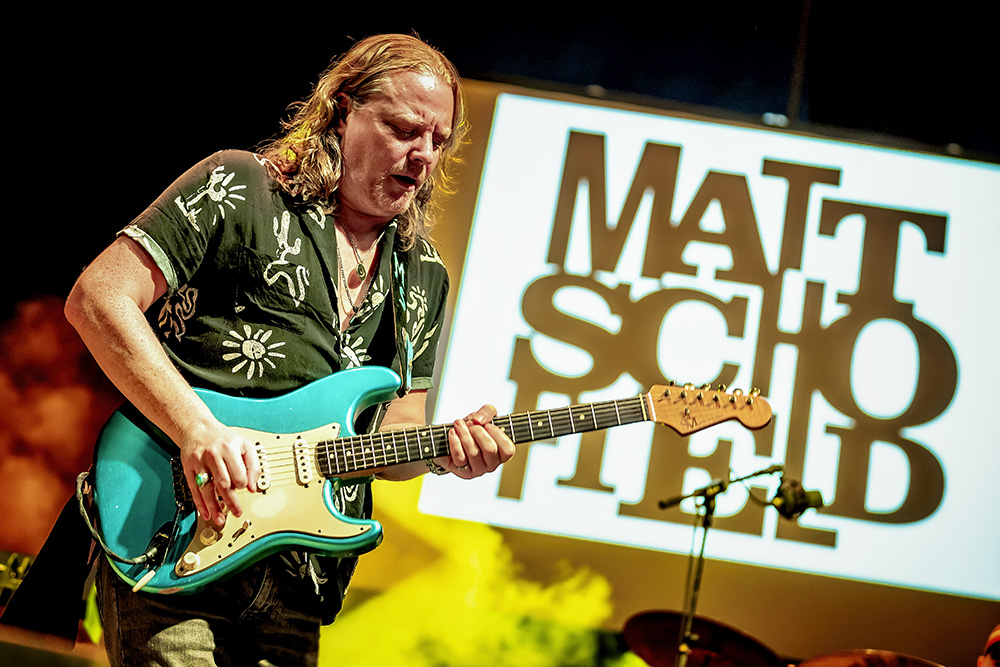Matt Schofield durante su concierto en el Blues Béjar Festival 2022