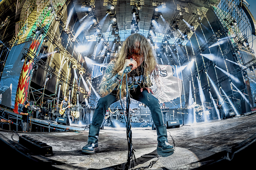 Amorphis en concierto en el Rock Imperium 2022