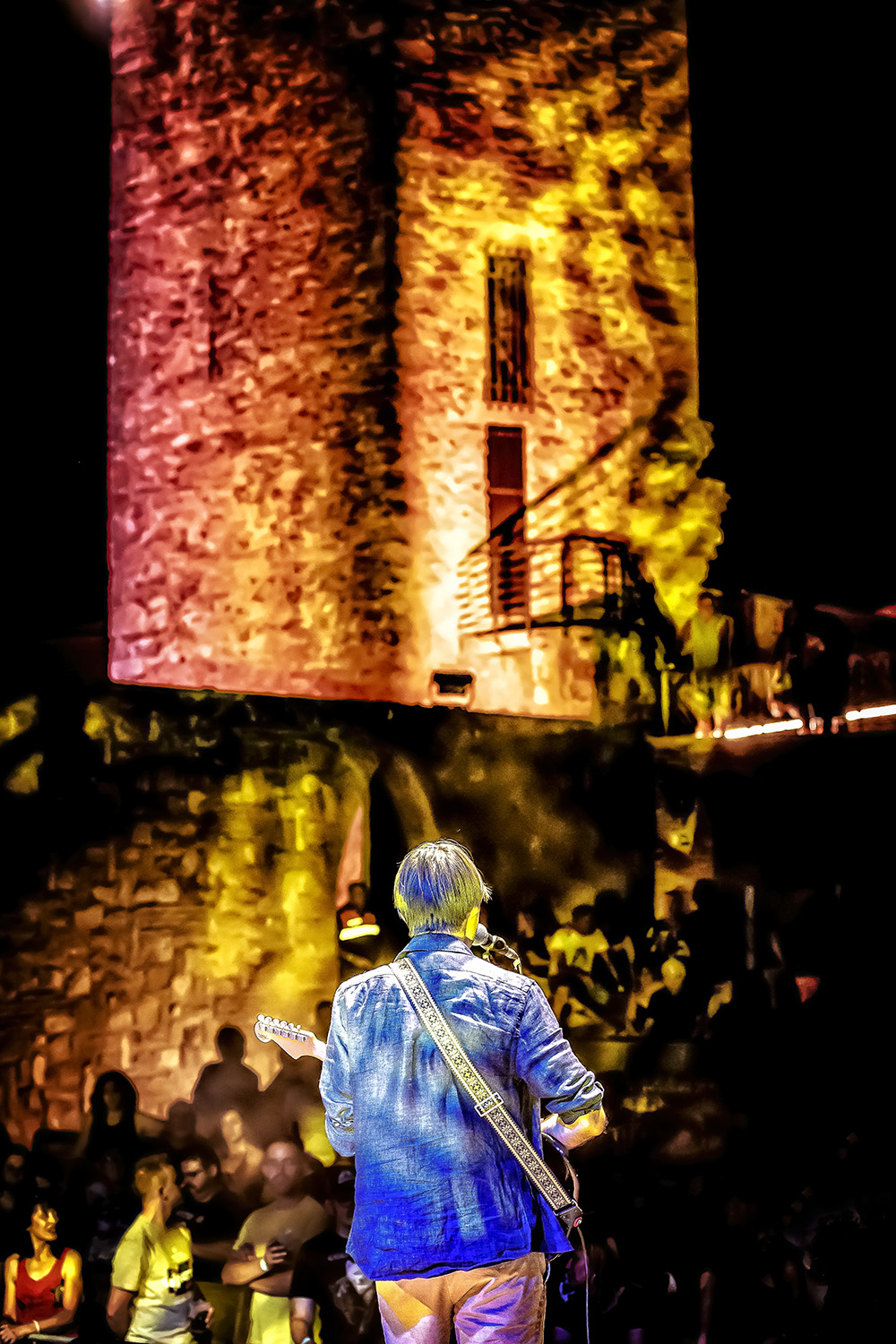 Connor Selby en directo en el Frank Rock And Blues Festival 2023 en Torreperogil, Jaén