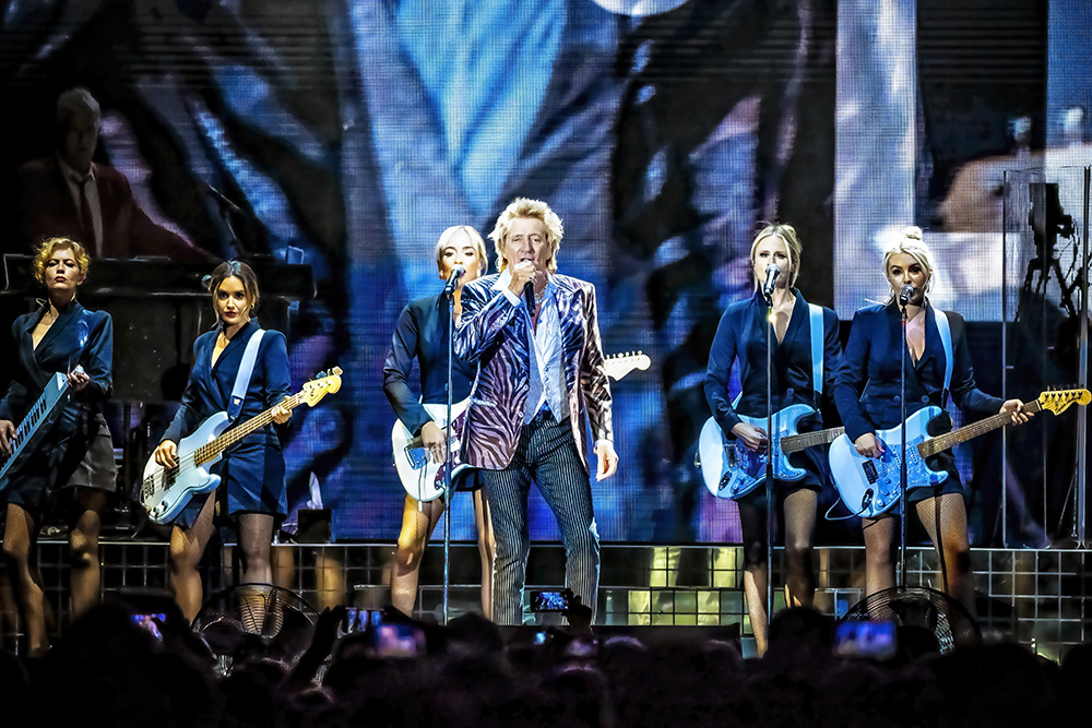 Rod Stewart en concierto en el WiZink Center de Madrid