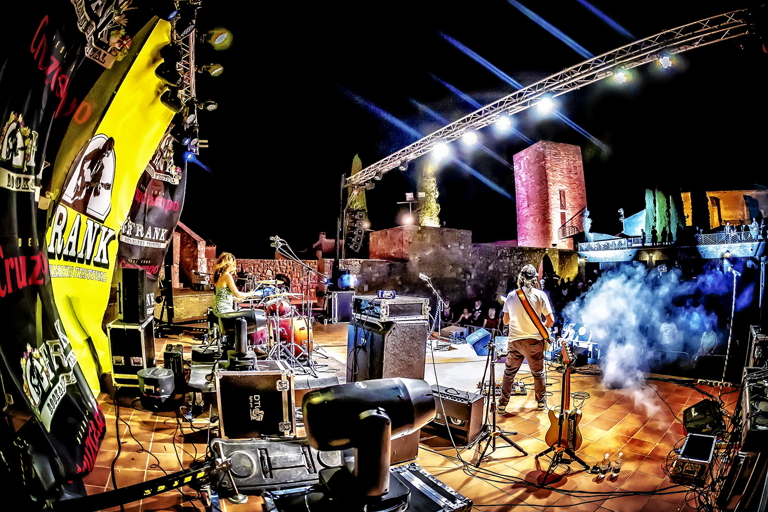 Hill Frecuencies en directo en el Frank Rock And Blues Festival 2023 en Torreperogil, Jaén