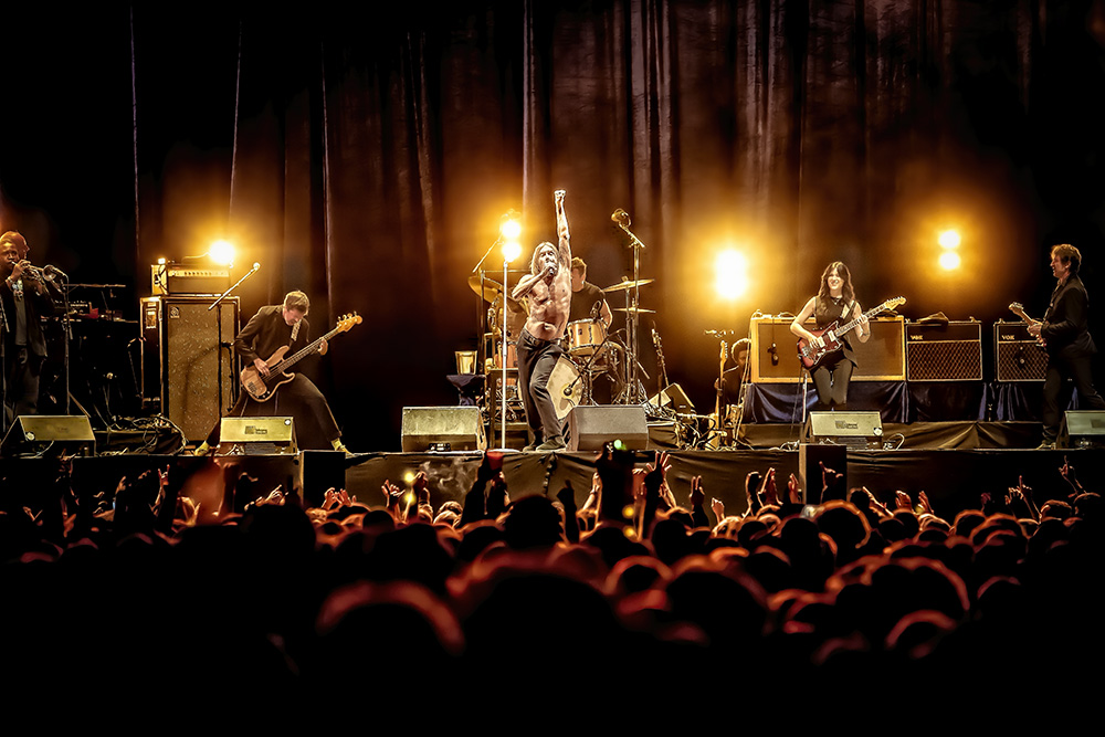 Iggy Pop en directo en la edición 2023 del Azkena Rock Festival