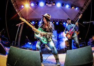 Susan Santos en concierto en Béjar