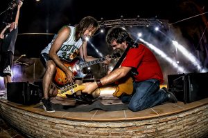 The Riff Truckers durante el concierto