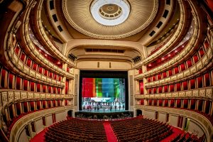Interior de la ópera de Viena