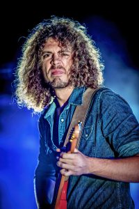 Edgar Blues Trio durante el concierto en el Frank Rock&Blues Festival 2022