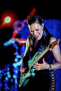 Erja Lyytinen en el concierto en el Frank Rock&Blues Festival de Torreperogil
