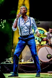 JP Bimeni actuando en el Afro Blue Festival