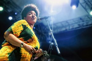 Sweet Vandals durante su concierto en el Blues Béjar Festival