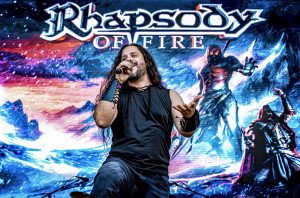 Giacomo Voli al frente de Rhasody Of Fire en el Rock Imperium 2022
