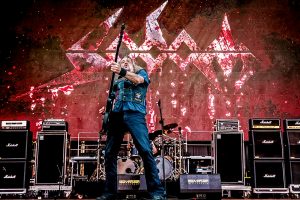 Sodom tocando en el Rock Imperium 2022