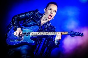 Erja Lyytinen en directo en la edición 2023 del Festival Blues Peer en Bélgica