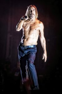 Iggy Pop en directo en la edición 2023 del Azkena Rock Festival