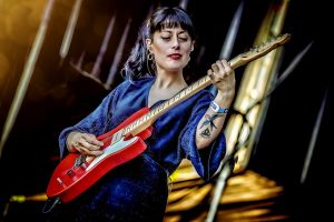 Pasadena en directo en la edición 2023 del Azkena Rock Festival